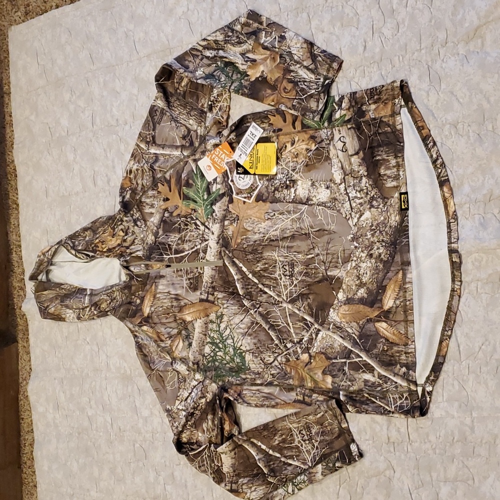 💥Kings Camo 2XL XKG Elevation Hoody Hoodie NWT Realtree Hunting Gear Shirt